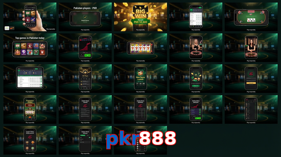 Main screen of Pkr888 bet page for PK players