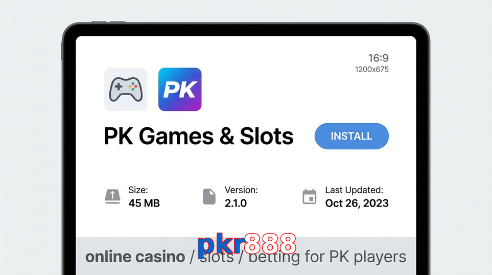 Game list for Pkr888 gameapk section