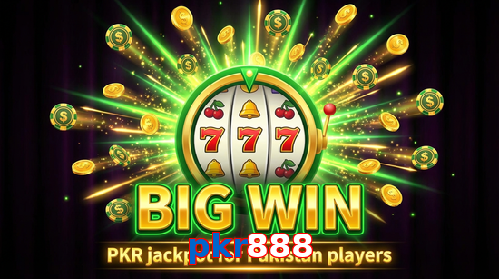 Big win animation on Pkr888 slot game